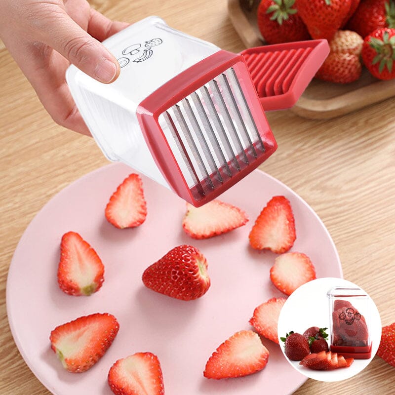 🍓Speed slicer with push plate